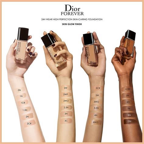 dior forever glow shades.